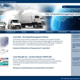 Enterprise Resource Planning: Fleet management software comm.fleet gets its own website