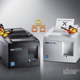 New, feature-rich TSP143III LAN Ethernet printer from Star Micronics offers High Print Speed, Digital Receipting and all Accessories in the Box
