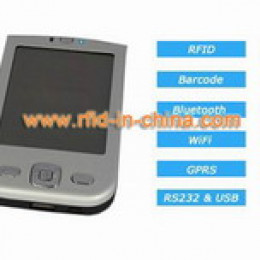 PDA-based Mobile RFID Reader with wireless data transfer functions