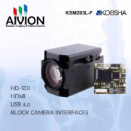AIVION offers now Video Interfaces for Koeisha’s block camera KSM203L-F