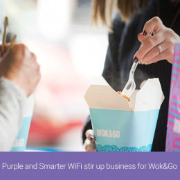 Purple and Smarter WiFi stir up business for Wok&Go