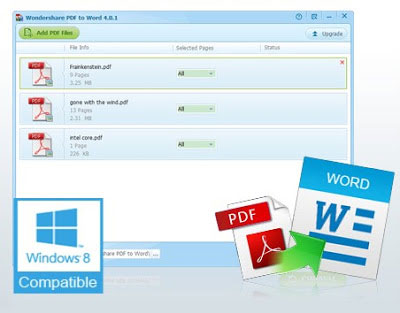 Wondershare Has Upgraded Its PDF to Word Converter to convert PDF to Microsoft Word 2007 Wondershare Has Upgraded Its PDF to Word Converter to convert PDF to Microsoft Word 2007