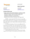 Teradata Announces Record 2010 Fourth Quarter and Full-Year Results