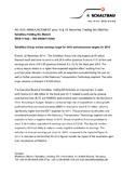 Schaltbau Group revises earnings target for 2014 and announces targets for 2015