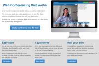 One-click video conferencing in a browser
