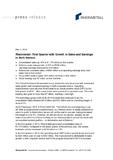 Rheinmetall: First Quarter with growth in sales and earnings in both sectors Rheinmetall: First Quarter with growth in sales and earnings in both sectors