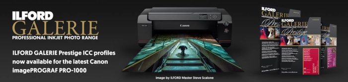 ILFORD Announce Availability of ICC profiles for Canon’s latest Flagship Photo Printer ILFORD Announce Availability of ICC profiles for Canon’s latest Flagship Photo Printer