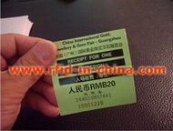 Smart 125KHz RFID Label for Ticket Usage