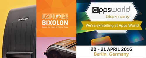 BIXOLON Showcases the Latest in mPOS Printing Innovation at Apps World Germany 2016