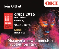 Discover a new dimension in colour printing with OKI Europe at drupa 2016