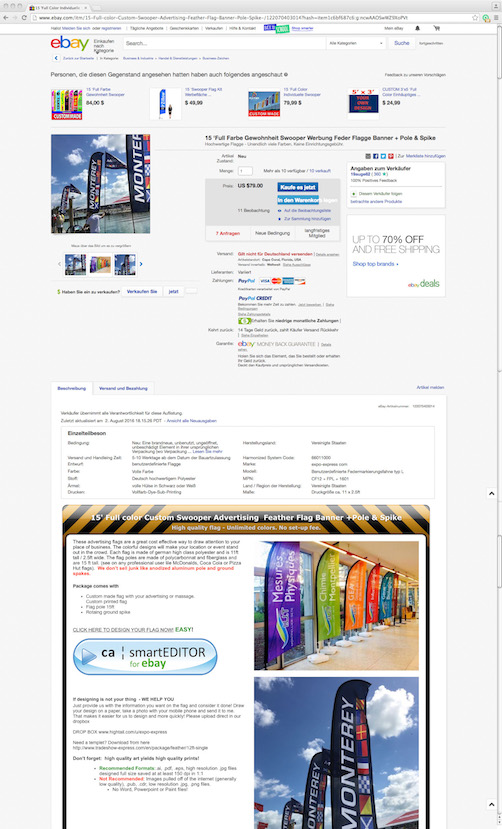 CA Smart Editor supports Amazon and eBay CA Smart Editor supports Amazon and eBay