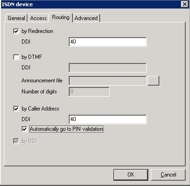serVonic IXI-UMS and Route-by-Redirection – Sparing with Call Numbers